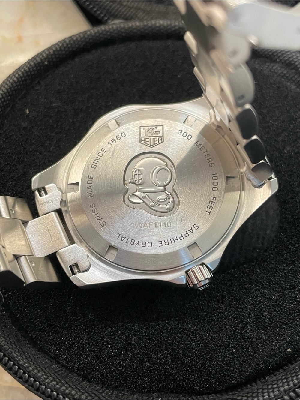 Tag Heuer Aquaracer Black Dial Quartz Watch WAF1110.BA0800 - Picture 10 of 11